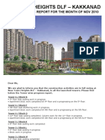 New Town Heights DLF - Kakkanad (Work Progress Report For The Month of Nov 2010)