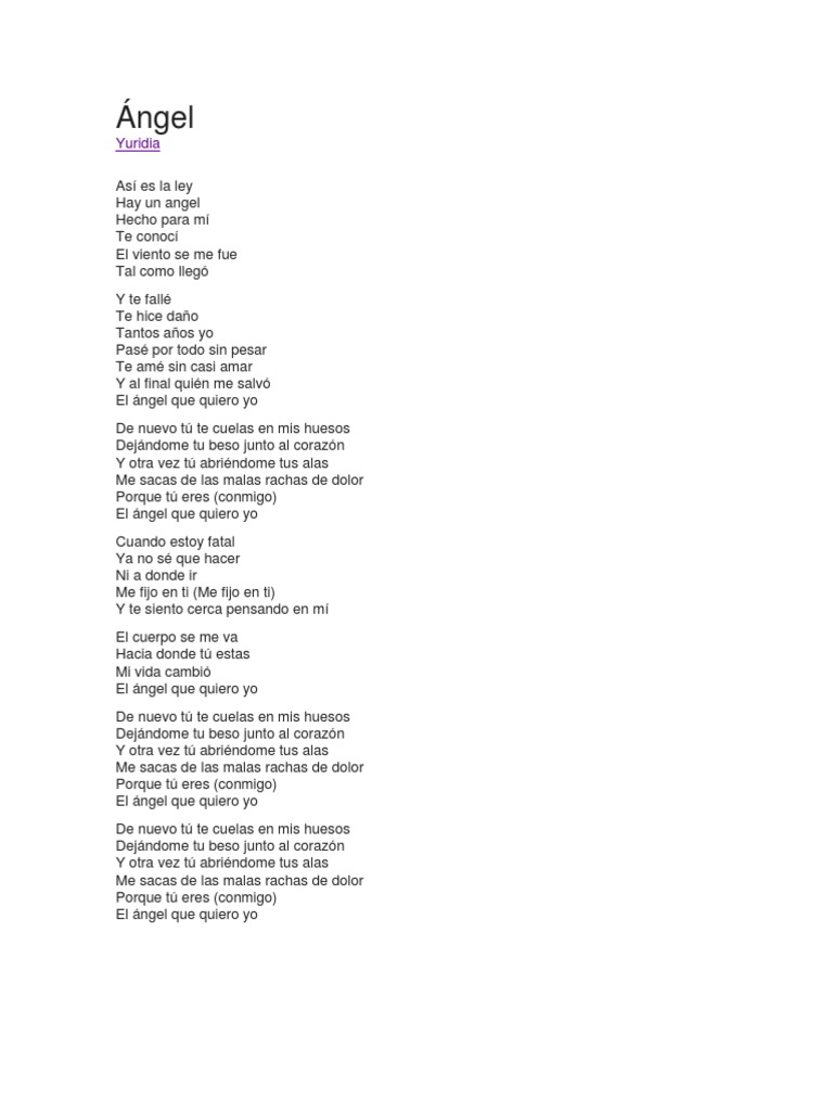 Letra de 