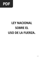 Ley Nacional Sobre El Uso de La Fuerza | PDF | Policía | México