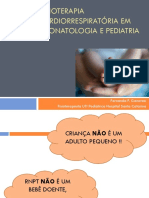 Fisioterapia em UTI Pediátrica 2018