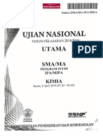 Soal Kimia SMA UN 2019 PDF