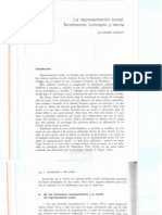 Jodelet, D. (1976) "La Representación Social: Fenómenos, Concepto y Teoría", en Moscovici, S.: Pensamiento y Vida Social, Paidós, Barcelona