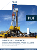 Cabot 750 Rig Information