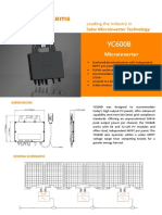 APsystems Microinverter YC600B Datasheet - Rev1.1 - 2019 6 25 PDF