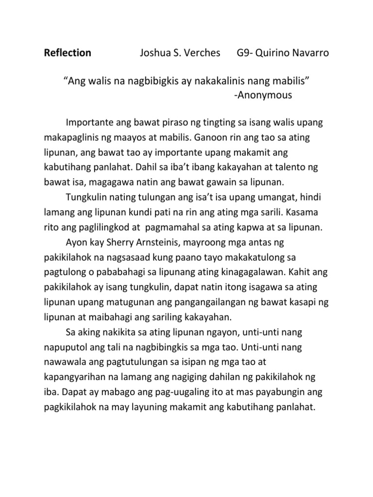 Esp Reflection | PDF