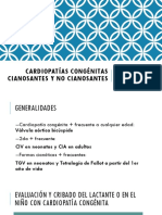 Cardiopatías Congénitas Cianosantes y No Cianosantes