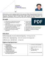 Piping Resume 2015