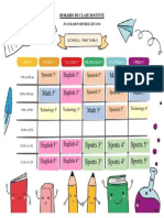 Horario de Clase Docente