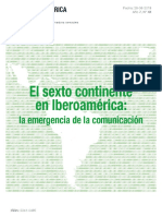 Iberoamérica Social Revista-Red de Estudios Sociales. Año 7, N° XII - El Sexto Continente en Iberoamérica La Emergencia de La Comunicación