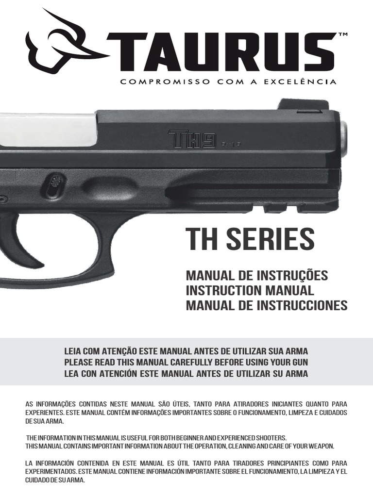 Manual Taurus g2, PDF, Munição