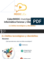 2.1 Delitos Tecnológicos y Ciberdelitos