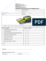 Webbing Sling Inspection Check List