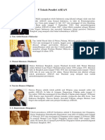 5 Tokoh Pendiri ASEAN