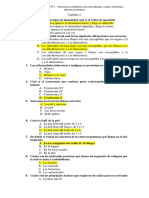 Reactivos G1 - Primer Parcial