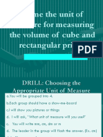 Q4 Lesson 87 Name The Unit of Measure For Measuring The Volume of Cube and Rectangular Prism.