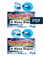 Poster hemat air