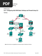 9.3.1.2 Lab - Configure ASA 5505 Basic Settings and Firewall Using CLI