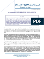 Strategies For Reducing Math Anxiety PDF