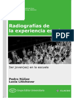 Núñez y Litichever (2015) Radiografías de La Experiencia Escolar Cap1y3