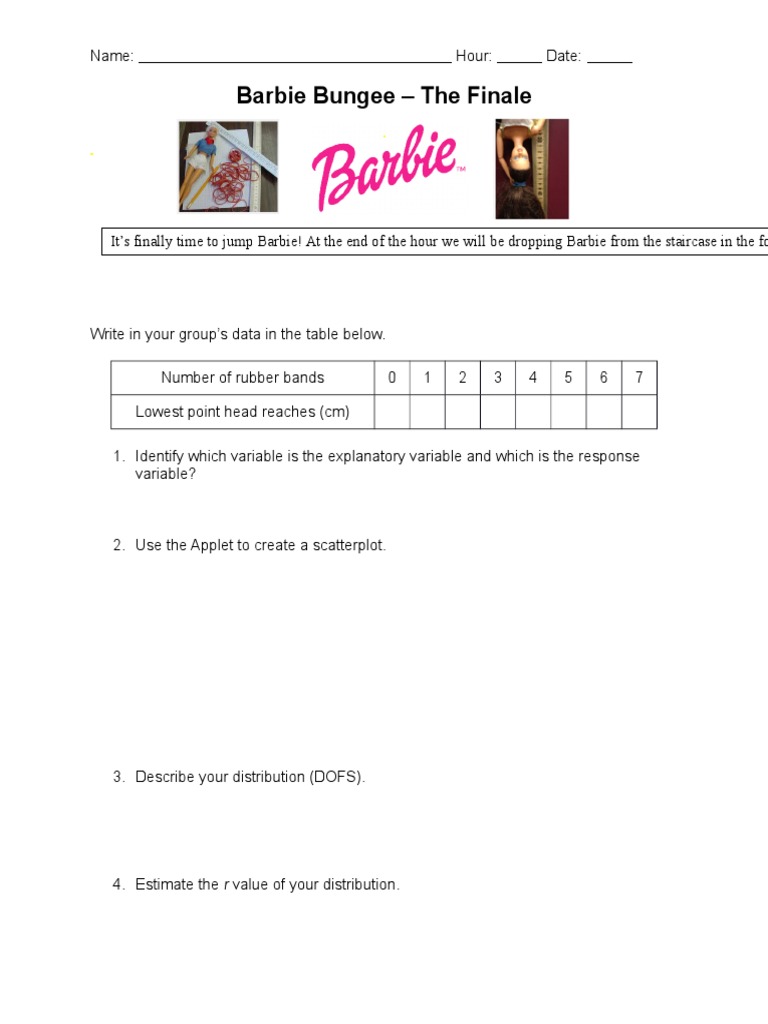 Barbie Bungee - The Finale | PDF