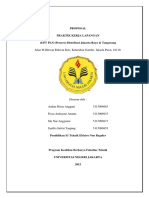 Proposal Praktik Kerja Lapangan Di PT PLN Persero Distribusi Jakarta Raya Amp Tangerang PDF
