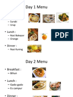 One Week Balanced Menu - Oby - IPY