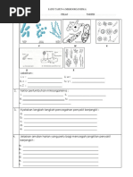 Sains THN 6 Mikroob Lembaran Kerja