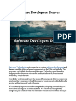 Software Developers Denver
