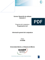 Informacion General de La Asignatura - DPRN1