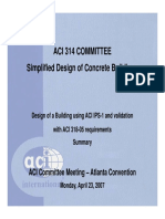 Design - Building - ACI-IPS-1 - Validation - ACI - 318-05 PDF