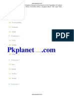 Synonyms and Antonyms List For NTS PPSC FPSC Test PDF