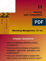 Dealing With Competition: Marketing Management, 13 Ed