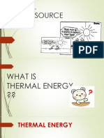 Thermal Energy Source Report