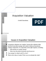 Acquisition Valuation: Aswath Damodaran