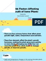 Lesson 58 Factors Affecting The Growth of Some Plants