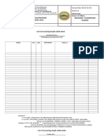 Early Registration Form