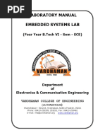 Embedded Lab Manual