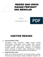 Faktor Resiko Dan Upaya Pencegahan Penyakit Tidak Menular