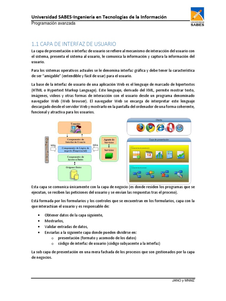 1.1. Interfaz de Usuario PDF Interfaces gráficas de usuario