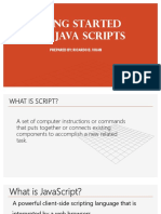 Getting Started With Java Scripts