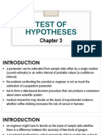 Chapter 3 Test of Hypothesis