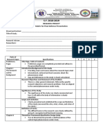 Rubric SIP