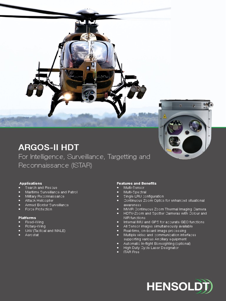 Argos Ii-A1.2-Hdt 01 | Download Free PDF | Infrared | Thermography