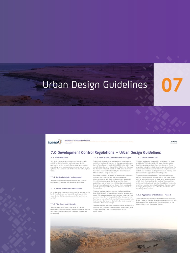 Urban Design Guidelines PDF Desert Urban Design
