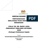 Kertas Konsep Pert. Sajak Sek - Menengah 2018