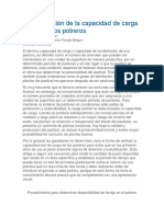 Determinación de La Capacidad de Carga Animal en Los Potreros