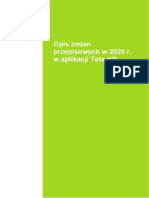 Opis Zmian Przepisowych W 2020 R. W Apliakcji TETA HR - Ver3