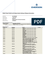 AK-1000-0022 DeltaV Smart Switch and Safety Switch Software Release Information