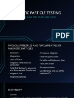 MAGNETIC PARTICLE TESTING OF AIRCRAFT MATERIALS (NDT