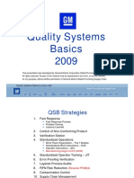 GM Quality System Basics Overview